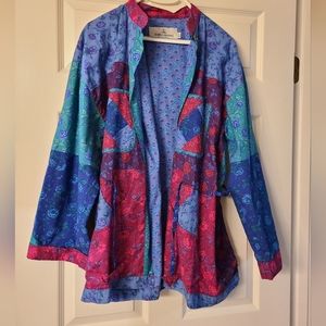 3/$75 - Floral Patchwork Jacket